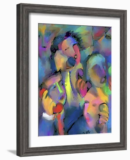 Telephone-Diana Ong-Framed Giclee Print