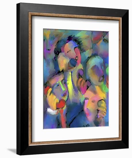 Telephone-Diana Ong-Framed Giclee Print