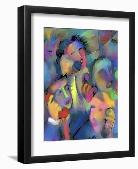 Telephone-Diana Ong-Framed Giclee Print