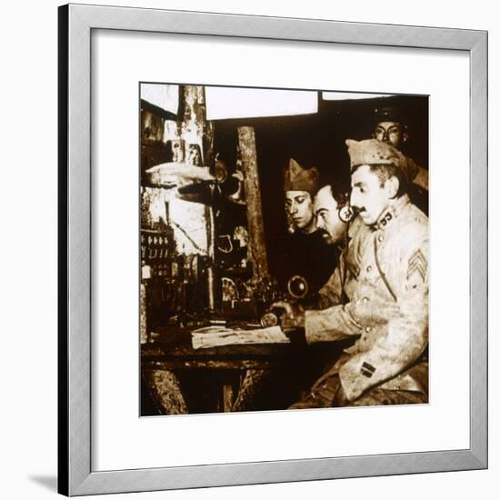 Telephonist, c1914-c1918-Unknown-Framed Photographic Print