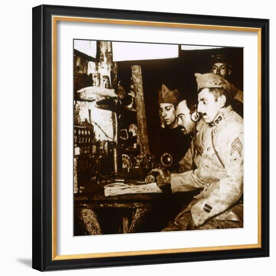 Telephonist, c1914-c1918-Unknown-Framed Photographic Print