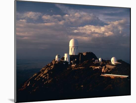 Telescope Domes At Kitt Peak Observatory-David Parker-Mounted Photographic Print