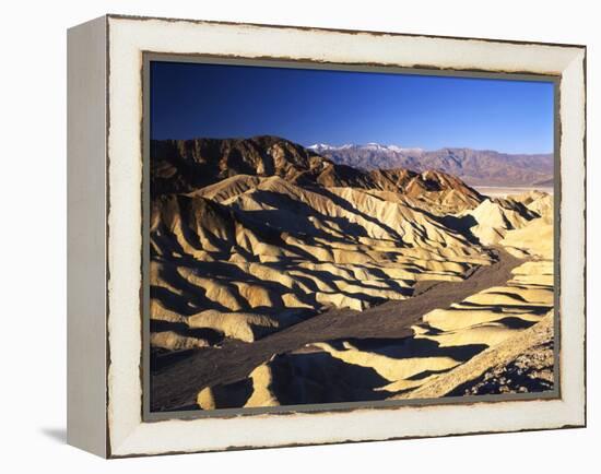 Telescope Peak in Mojave Desert, Death Valley National Park, Zabriskie Point, California, USA-Adam Jones-Framed Premier Image Canvas