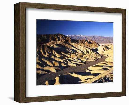 Telescope Peak in Mojave Desert, Death Valley National Park, Zabriskie Point, California, USA-Adam Jones-Framed Photographic Print