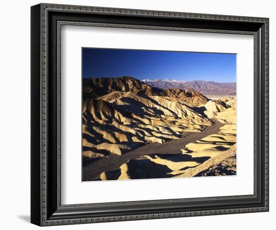 Telescope Peak in Mojave Desert, Death Valley National Park, Zabriskie Point, California, USA-Adam Jones-Framed Photographic Print