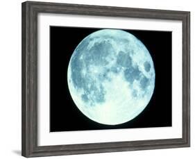 Telescope Photo of Full Moon From Earth-Dr. Fred Espenak-Framed Photographic Print