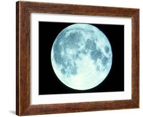 Telescope Photo of Full Moon From Earth-Dr. Fred Espenak-Framed Photographic Print
