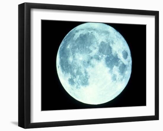 Telescope Photo of Full Moon From Earth-Dr. Fred Espenak-Framed Photographic Print