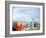 Telescope with View of Seattle Skyline in Distance, Kerry Park, Seattle, Washington State, USA-Aaron McCoy-Framed Photographic Print