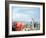 Telescope with View of Seattle Skyline in Distance, Kerry Park, Seattle, Washington State, USA-Aaron McCoy-Framed Photographic Print