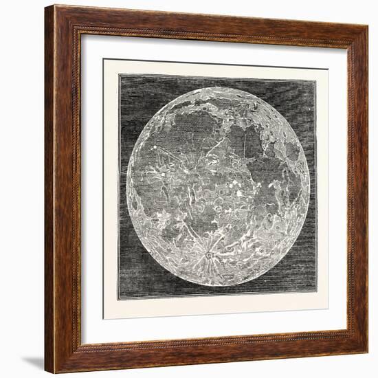 Telescopic Appearance of the Moon 1833-null-Framed Giclee Print