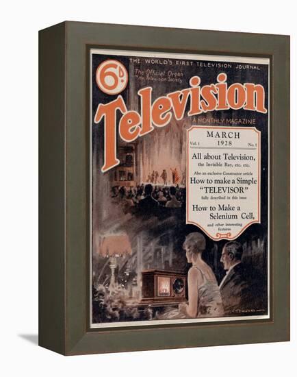 Television: A Monthly Magazine. Volume 1. the World's First Television Journal Par Anonymous, 1928-Anonymous Anonymous-Framed Premier Image Canvas