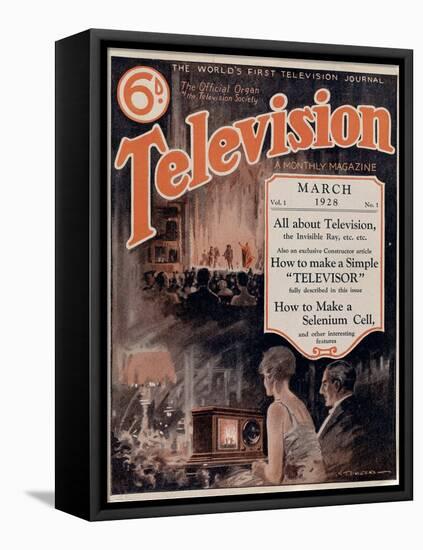 Television: A Monthly Magazine. Volume 1. the World's First Television Journal Par Anonymous, 1928-Anonymous Anonymous-Framed Premier Image Canvas