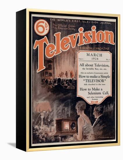 Television: A Monthly Magazine. Volume 1. the World's First Television Journal Par Anonymous, 1928-Anonymous Anonymous-Framed Premier Image Canvas