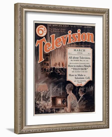 Television: A Monthly Magazine. Volume 1. the World's First Television Journal Par Anonymous, 1928-Anonymous Anonymous-Framed Giclee Print