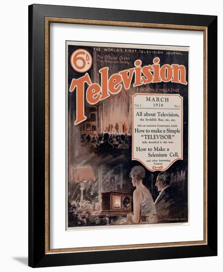 Television: A Monthly Magazine. Volume 1. the World's First Television Journal Par Anonymous, 1928-Anonymous Anonymous-Framed Giclee Print