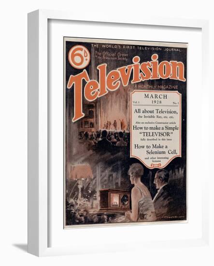 Television: A Monthly Magazine. Volume 1. the World's First Television Journal Par Anonymous, 1928-Anonymous Anonymous-Framed Giclee Print