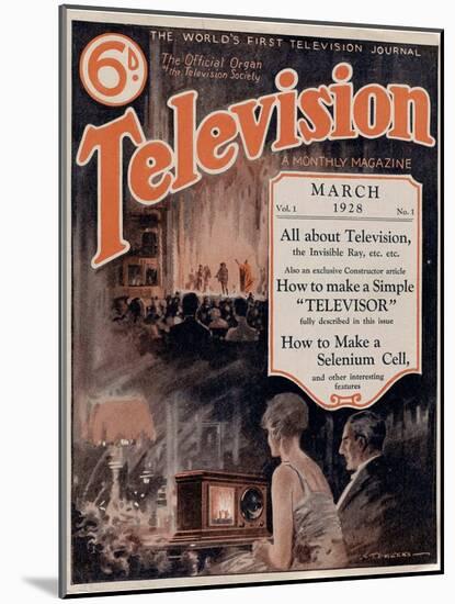 Television: A Monthly Magazine. Volume 1. the World's First Television Journal Par Anonymous, 1928-Anonymous Anonymous-Mounted Giclee Print