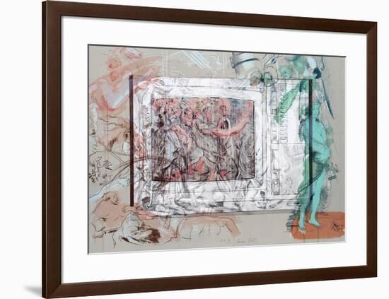 Television Baroque II-Rainer Gross-Framed Limited Edition