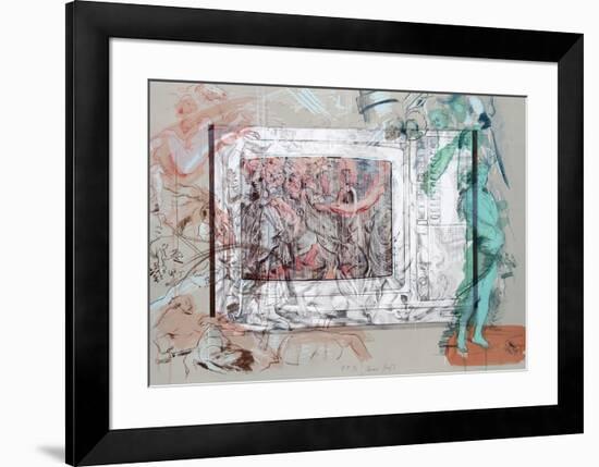 Television Baroque II-Rainer Gross-Framed Limited Edition