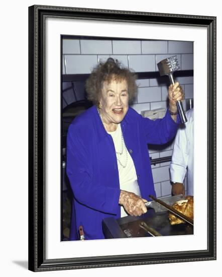 Television Cooking Expert Julia Child-Dave Allocca-Framed Premium Photographic Print