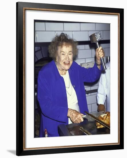 Television Cooking Expert Julia Child-Dave Allocca-Framed Premium Photographic Print