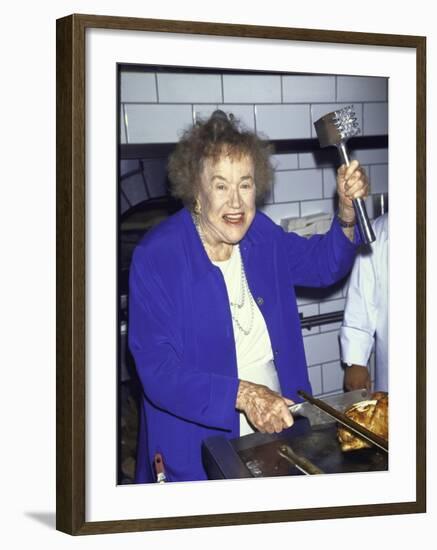 Television Cooking Expert Julia Child-Dave Allocca-Framed Premium Photographic Print