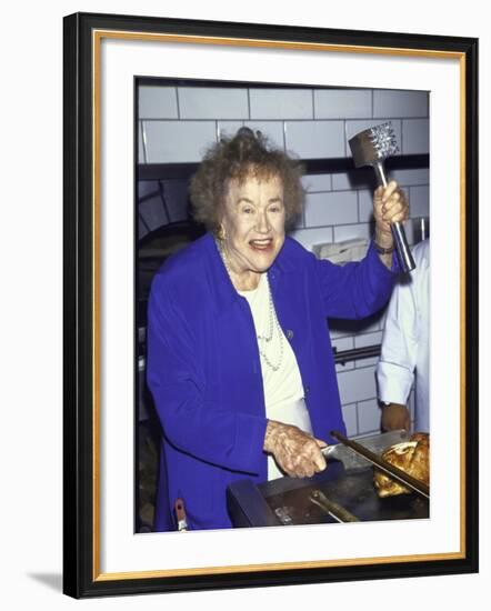 Television Cooking Expert Julia Child-Dave Allocca-Framed Premium Photographic Print