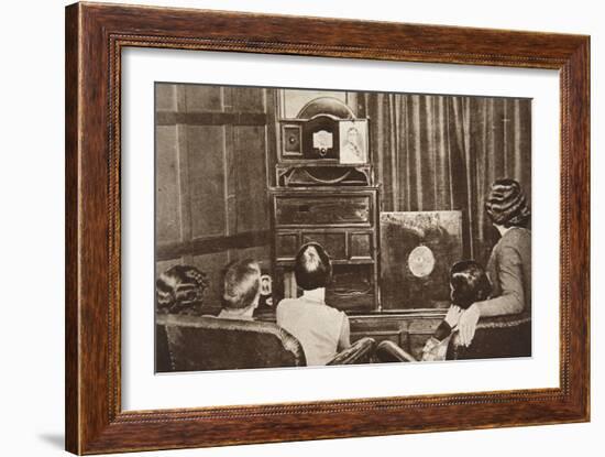 Television, Developed by John L. Baird, Was Successfully Broadcast-English Photographer-Framed Giclee Print