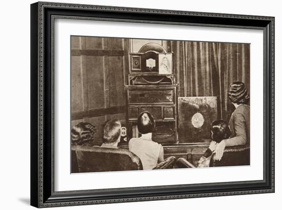 Television, Developed by John L. Baird, Was Successfully Broadcast-English Photographer-Framed Giclee Print