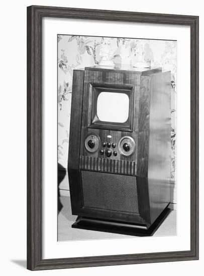 Television Set of the 1940'S-null-Framed Photographic Print