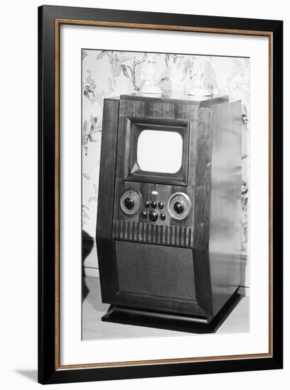Television Set of the 1940'S-null-Framed Photographic Print