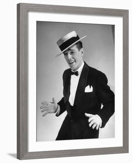 Television Star Gower Champion, Strutting His Dance Routine-Nina Leen-Framed Premium Photographic Print