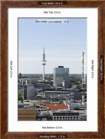 Television Tower And Rehabilitated Emporio Haus Aerial Shot