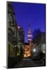 Television Tower, Narrow Alley with Residential Houses, Grindel, University District, Scene-Axel Schmies-Mounted Photographic Print