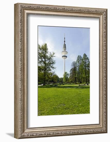 Television Tower, Planning Un Blomen Park, Hamburg, Germany, Europe-Axel Schmies-Framed Photographic Print