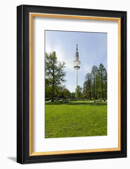 Television Tower, Planning Un Blomen Park, Hamburg, Germany, Europe-Axel Schmies-Framed Photographic Print