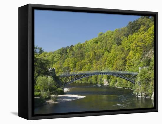 Telford Iron Bridge, Built in 1815, across the River Spey, Scotland, United Kingdom, Europe-Richard Maschmeyer-Framed Premier Image Canvas