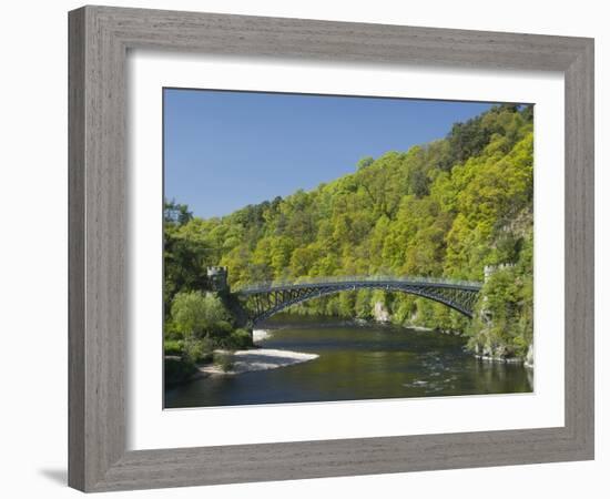 Telford Iron Bridge, Built in 1815, across the River Spey, Scotland, United Kingdom, Europe-Richard Maschmeyer-Framed Photographic Print