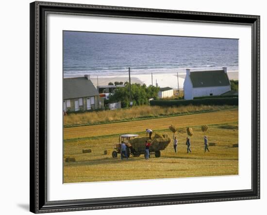 Telgruc-Sur-Mer, Crozon Peninsula, Finistere, Brittany, France-David Hughes-Framed Photographic Print