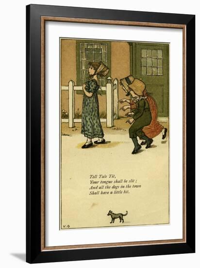 Tell Tale Tit nursery-Kate Greenaway-Framed Giclee Print