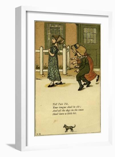 Tell Tale Tit nursery-Kate Greenaway-Framed Giclee Print