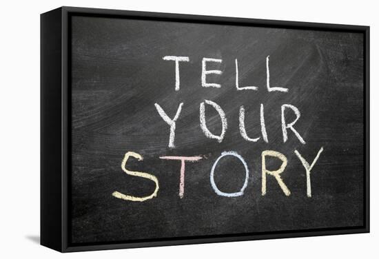 Tell Your Story-Yury Zap-Framed Stretched Canvas