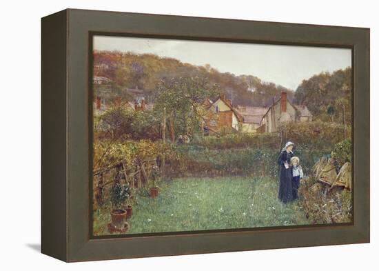 Telling the Bees-Charles Napier Hemy-Framed Premier Image Canvas