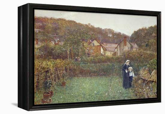 Telling the Bees-Charles Napier Hemy-Framed Premier Image Canvas