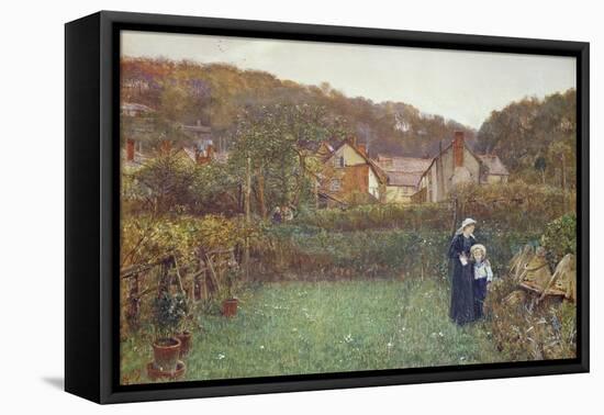 Telling the Bees-Charles Napier Hemy-Framed Premier Image Canvas