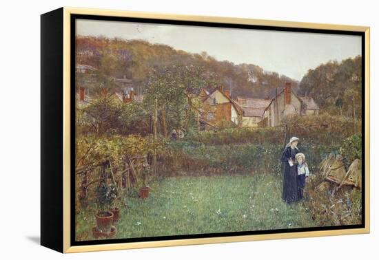 Telling the Bees-Charles Napier Hemy-Framed Premier Image Canvas