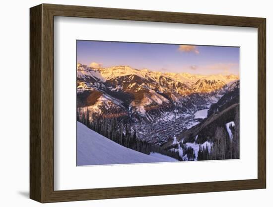 Telluride at Sunset-Jon Hicks-Framed Photographic Print