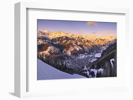 Telluride at Sunset-Jon Hicks-Framed Photographic Print