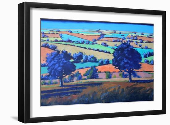 Teme Valley autumn-Paul Powis-Framed Giclee Print